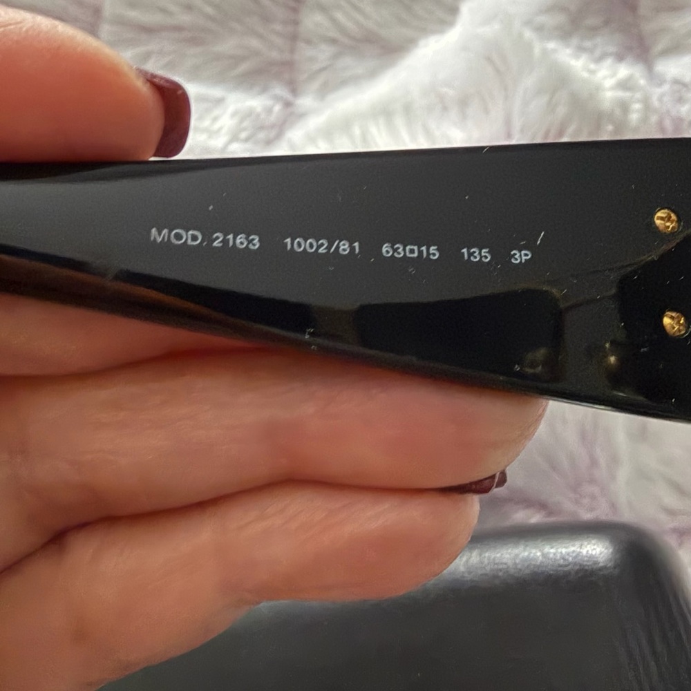 Versace Black Frame Sunglasses - image 4